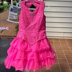 Girls pageant dress